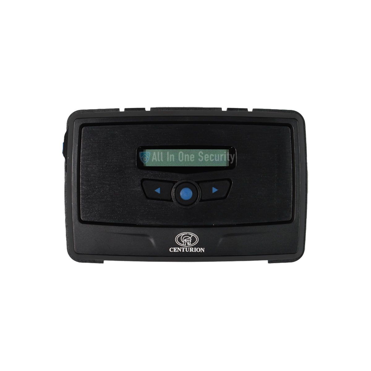 Centurion G-Speak Ultra Intercom Controller with blue button and display window.