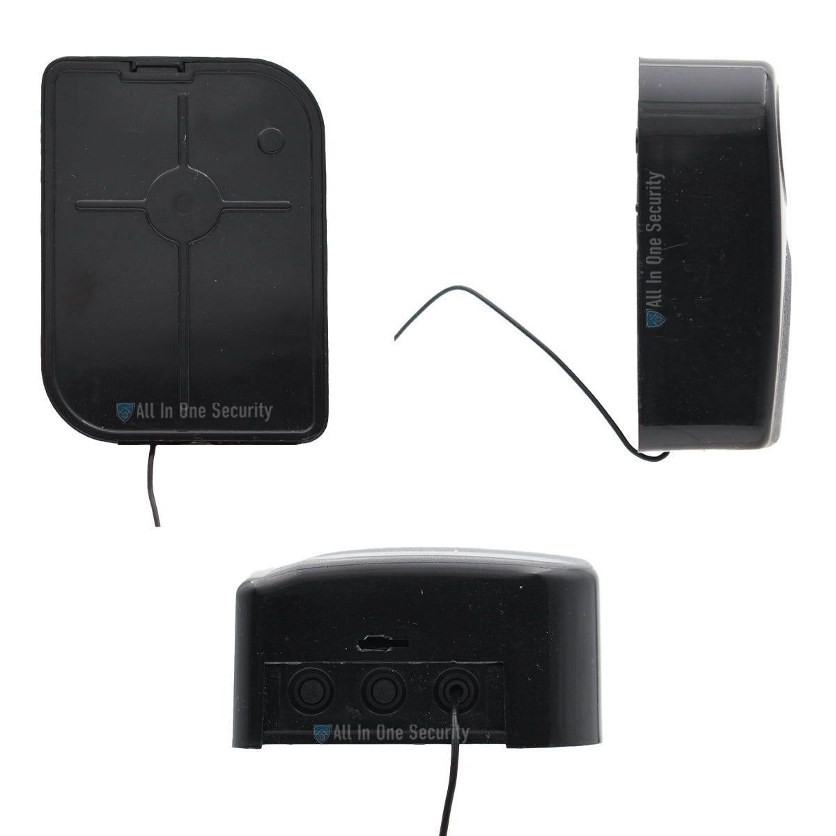 Centurion Nova Helix 1 channel receiver back, side and bottom view.