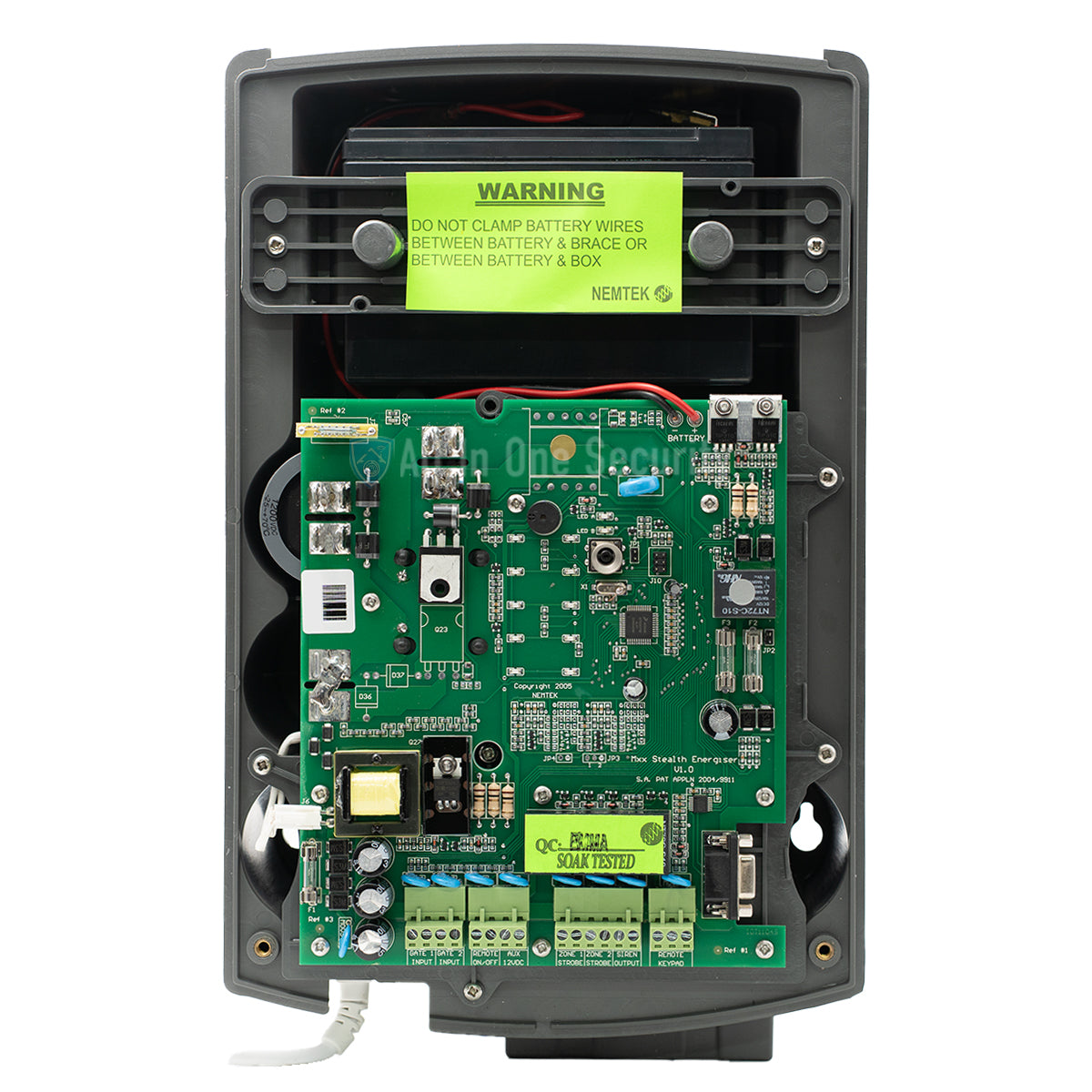 Nemtek Merlin Stealth M28S energizer internal view.