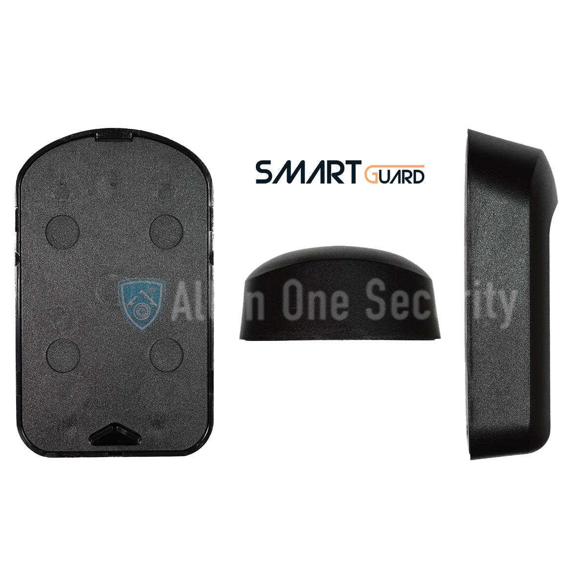 Centurion SmartGuard wired access control keypad front, side, and top angle views