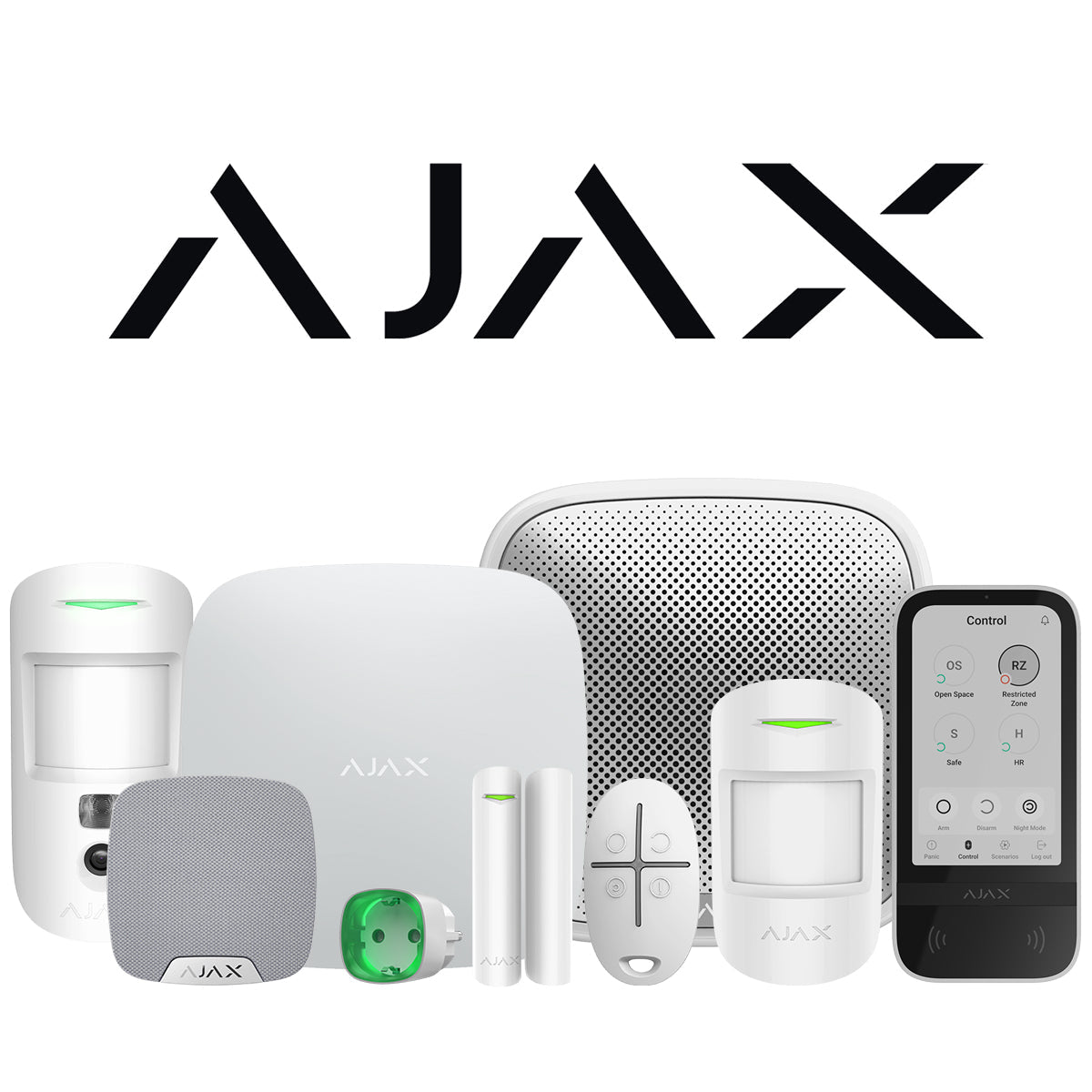 Ajax Wireless Alarm White Collection