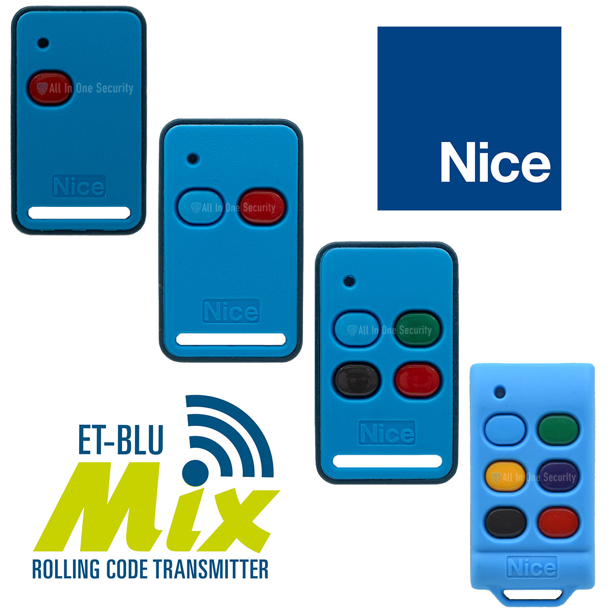 Nice Single Button Remote Nice Remotes - ALL IN ONE SECURITY