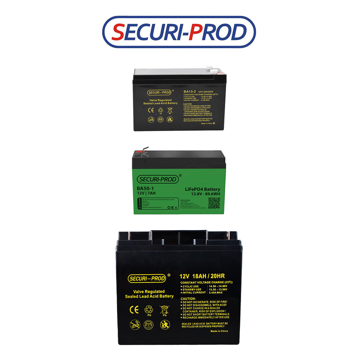 Securi-Prod Batteries - ALL IN ONE SECURITY