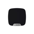 Ajax Compact Wireless Indoor HomeSiren black front view, modern loud alarm siren for reliable indoor home and office security