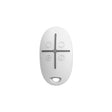 Ajax SpaceControl white 4-button remote for arming, disarming, and controlling wireless security system with ease and reliability.