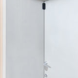 Ajax Wireless DoorProtect black opening detector mounted on frame for advanced home and office intrusion security