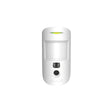 Ajax wireless indoor MotionCam in white, front view showing motion sensor and built-in camera for security monitoring
