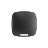 Ajax Wireless Outdoor StreetSiren black front view with 113dB loud alarm for advanced perimeter security and intruder deterrence.