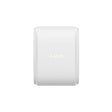 Ajax Wireless Outdoor Dual Curtain Sensor in white, front view, designed for reliable perimeter security and motion detection.