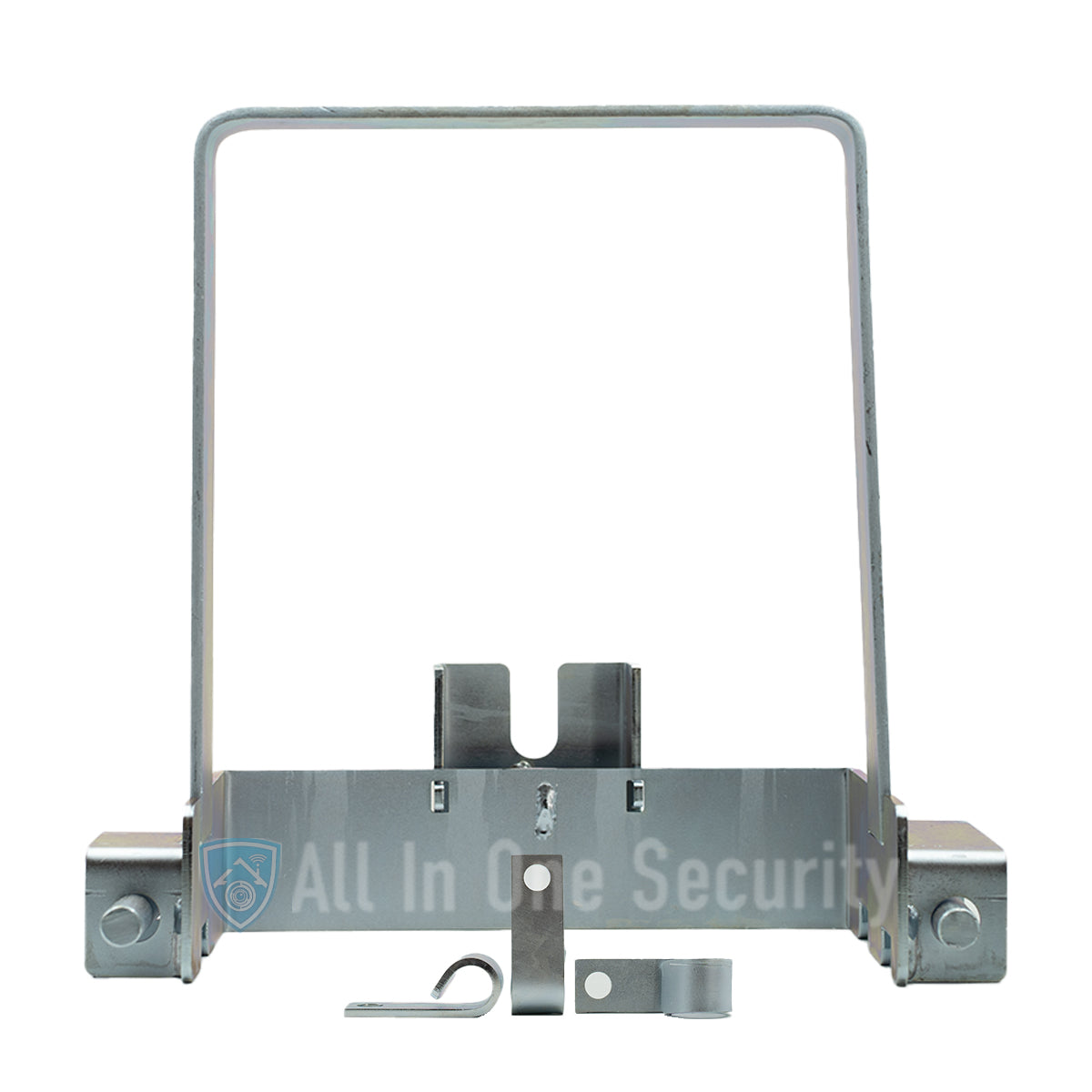 Back view of the Anti-Theft bracket for the Centurion D5 Evo Old Model gate motor including support brackets.