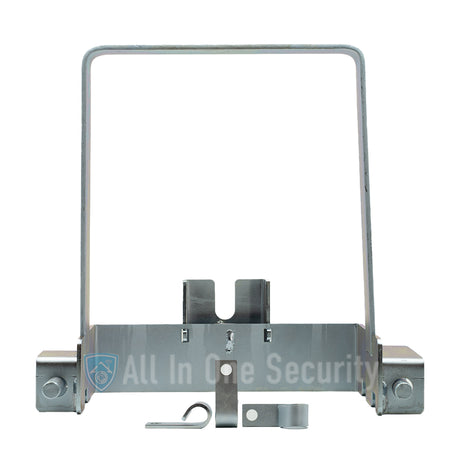 Back view of the Anti-Theft bracket for the Centurion D5 Evo Old Model gate motor including support brackets.