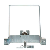 Back view of the Anti-Theft bracket with discus lock for the Centurion D5 Evo Old Model gate motor including support brackets.