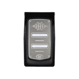 Centurion 2-button G-Speak Ultra metal gate station with rainshield.