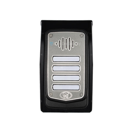Centurion 4-button G-Speak Ultra metal gate station with rainshield