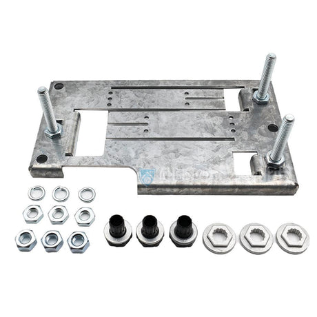 Baseplate with fasteners - All In One Security