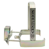 Centurion D3 Smart anti-theft bracket side view with open lock, designed for gate motor protection and security.