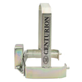 Centurion D3 Smart anti-theft bracket side view showing durable steel construction for gate motor protection.