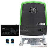 Centurion D3 Smart Gate Motor With ProSec 7ah Battery Front View