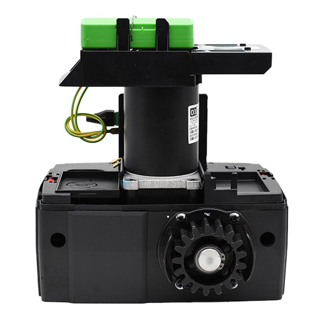 Centurion D3 Smart gate motor without cover displaying internal components and pinion  - All In One Security
