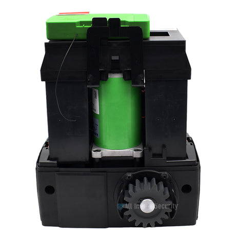 Centurion D6 Smart gate motor from the back with two 12V 7.2Ah batteries fitted – All In One Security