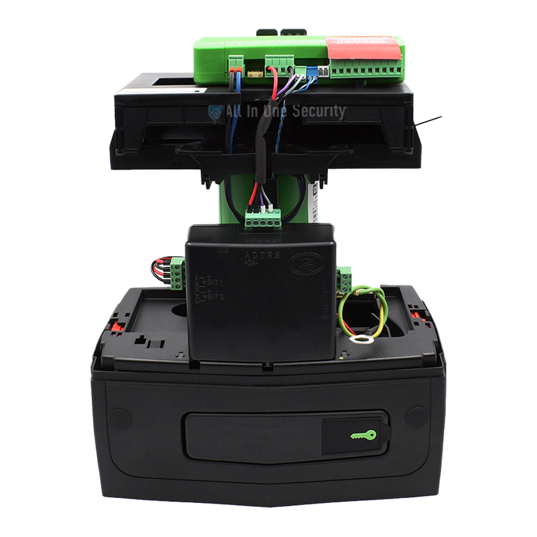 Centurion D6 Smart sliding gate motor without cover displaying internal components – All In One Security