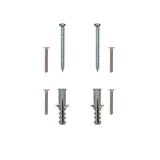 Fastener Set with screws and wall plugs.