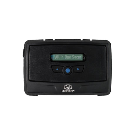 Centurion G-Speak Ultra Intercom Controller with blue button and display window.