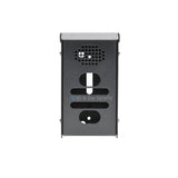 Centurion G-Speak Ultra Gate Station rainshield front view with 2-button housing and speaker grill for intercom systems.