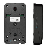 Back and side view of Centurion G-Speak Ultra 2-button metal gate station.