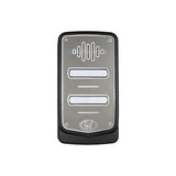 Front view of Centurion G-Speak Ultra 2-button metal gate station.