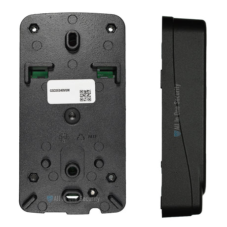 Centurion G-Speak Ultra 4-Button Metal Gate Station back and side view.