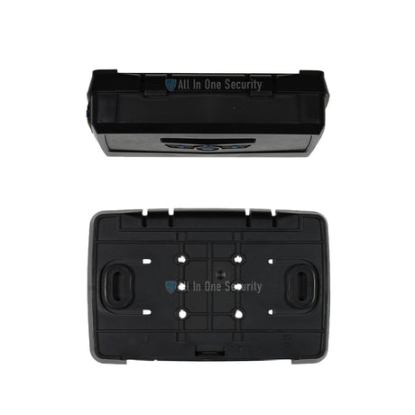 Back plate with mounting holes.