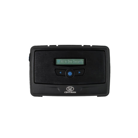 Centurion G-Speak Ultra GSM intercom controller with display and navigation buttons.