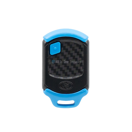 Blue Centurion Nova 1 Button Remote 433Mhz Front View