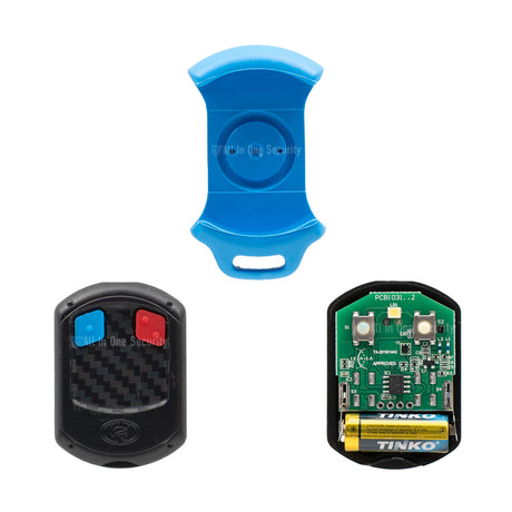 Blue Centurion Nova 2 Button Remote 433Mhz Internal components