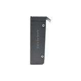 Centurion Polo 2 Button Gate Station Rainshield Side View, durable black protective cover with screws for outdoor security systems.