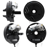 Centurion RDO Digital motor unit shown from multiple angles, designed for automated roll-up garage doors.