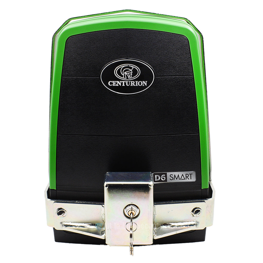 Anti-Theft bracket installed on a Centurion D6 SMART gate motor - All In One Security