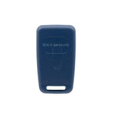 Back view of DTS Octo 5-button remote control with keyring slot.