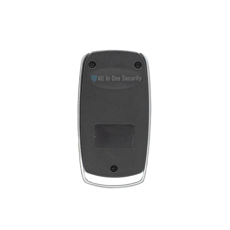 Back view of transmitter