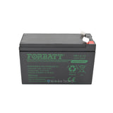 Forbatt 12V 7.2Ah sealed lead acid rechargeable battery, front top angle view showing terminals.