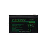 Forbatt 12V 7.2Ah maintenance-free lead acid rechargeable battery, ideal for UPS, alarms, and backup power systems.