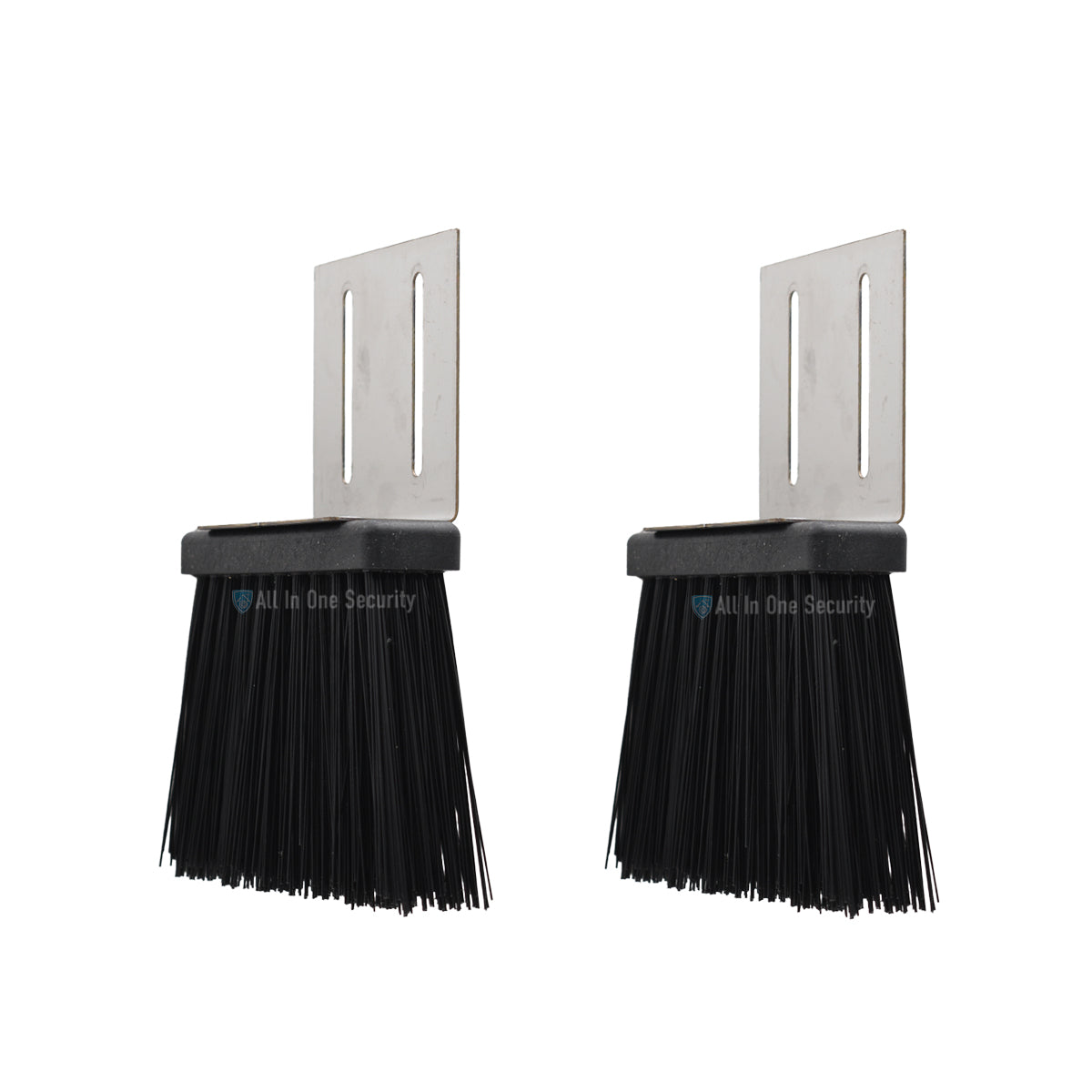 Side angle view of the JVA Gate Mate Sliding gate brushes