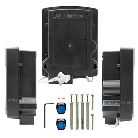 Back view with mounting kit.