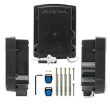 Back view with accessories.