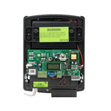 Internal view of Nemtek Druid LCD 15 electric fence energizer. 
