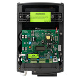 Inside view of Nemtek Druid LCD 18 electric fence energizer.