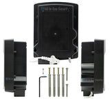 Back view and installation accessories.