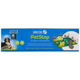 Nemtek PetStop pet-friendly electric fence DIY kit packaging box on a white background