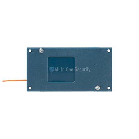 Nice ET Blu Mix 1 channel receiver back view with mounting holes and wiring slot for secure gate and garage door automation systems.